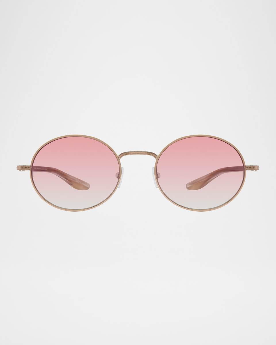 Anamcara Metal Oval Sunglasses